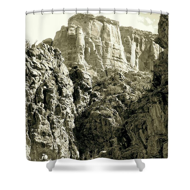  Shower Curtain featuring the photograph Colorado National Monument 2013 by Leizel Grant
