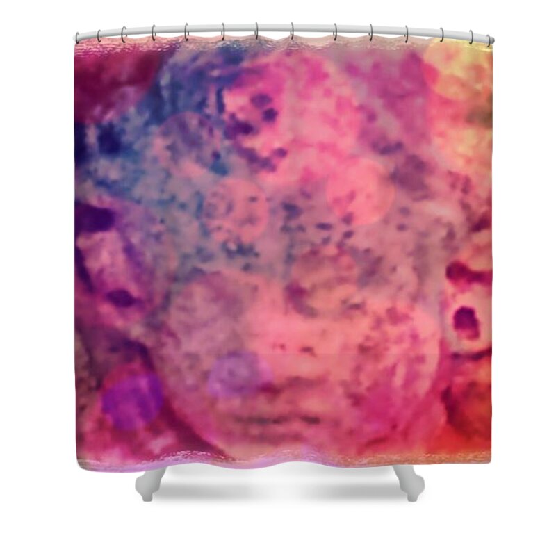  Shower Curtain featuring the photograph Colorful angel by Christine Paris