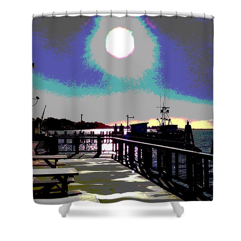 Coast Shower Curtain featuring the photograph Colorful coast by Steven Wills