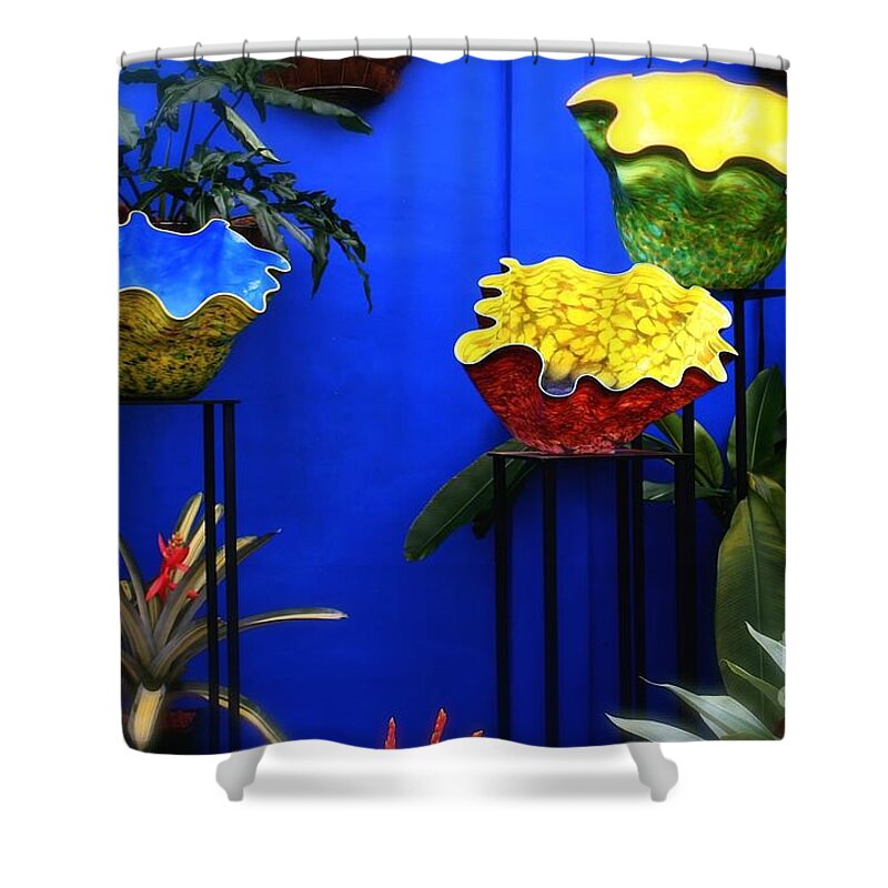 Colorful Shower Curtain featuring the photograph Colorful Pinch Bowls by Alice Terrill