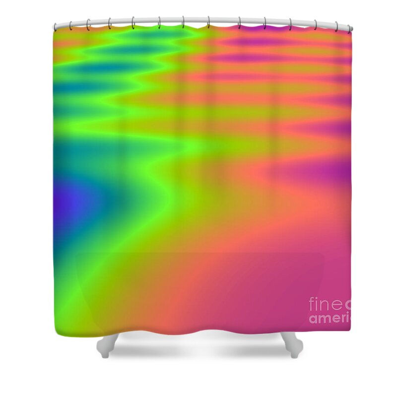 Coloring Book Shower Curtain featuring the digital art Coloring Outside the Lines by Stan Reckard