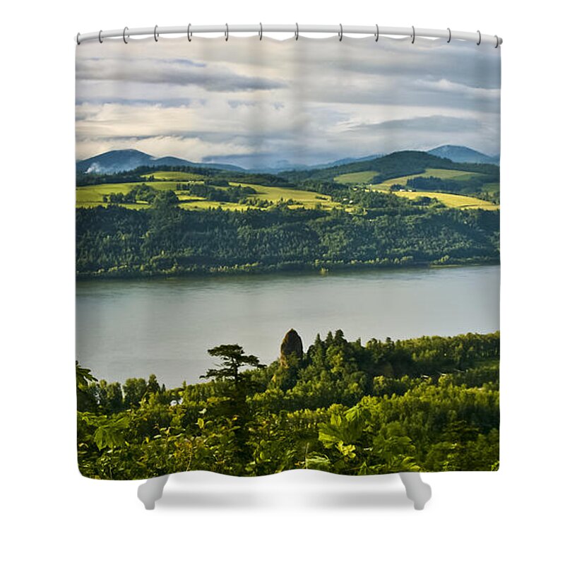 Scenic Shower Curtain featuring the photograph Columbia Gorge Scenic Area by Albert Seger