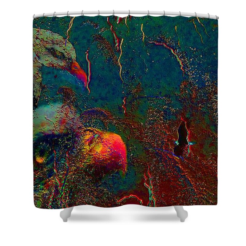 Coming Home Shower Curtain featuring the digital art Coming Home by Mike Breau