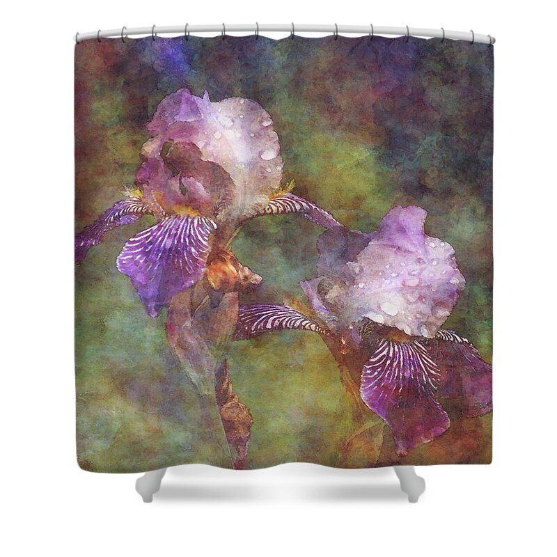 Impressionist Shower Curtain featuring the photograph Companions 1424 IDP_2 by Steven Ward