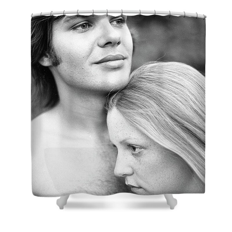Contemplation Shower Curtain featuring the photograph Contemplation, Part 1, 1973 by Jeremy Butler