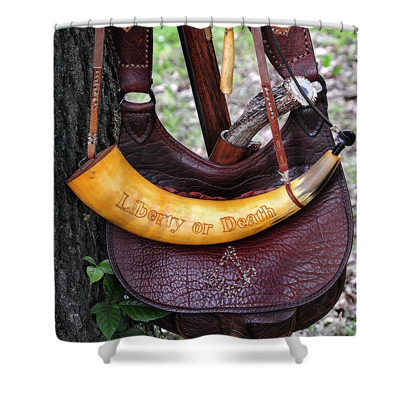 Powder Horn Shower Curtain featuring the photograph Continental Powder Horn by Dave Mills