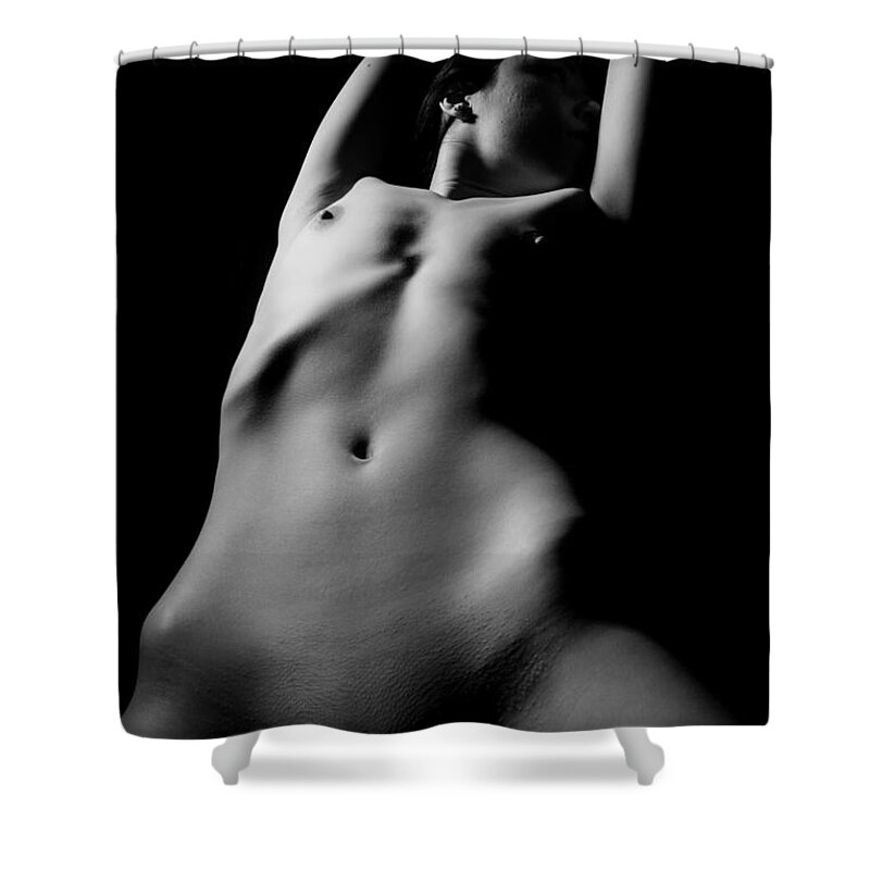 Female Shower Curtain featuring the photograph Contours by Joe Kozlowski