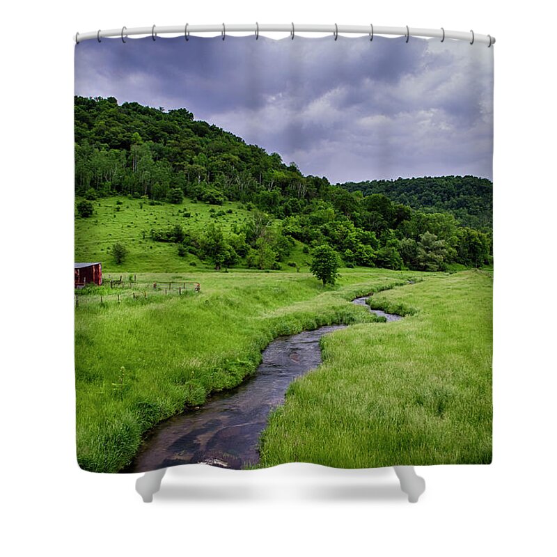  Shower Curtain featuring the photograph Coon Valley by Dan Hefle
