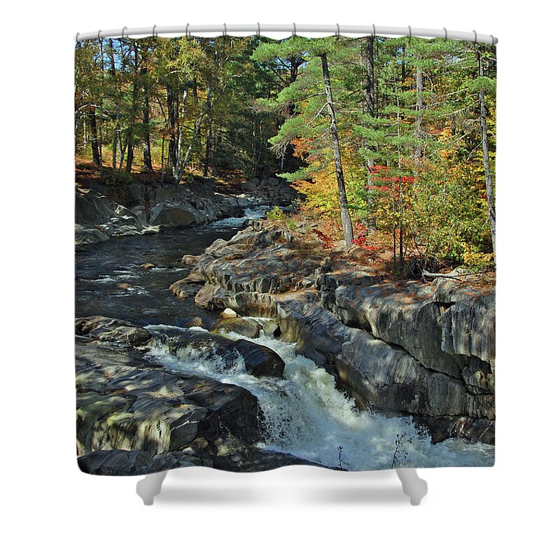 Coos Canyon Shower Curtain featuring the photograph Coos Canyon by Ben Prepelka