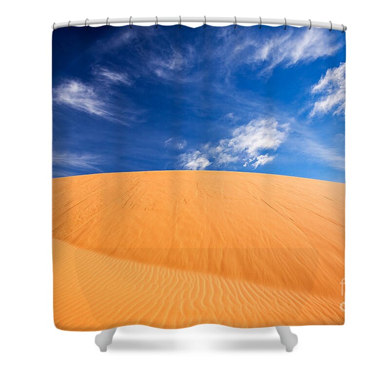 Coral Pink Sand Dunes Shower Curtain featuring the photograph Coral Pink Sand Dunes State Park, Kanab, Utah by Bryan Mullennix