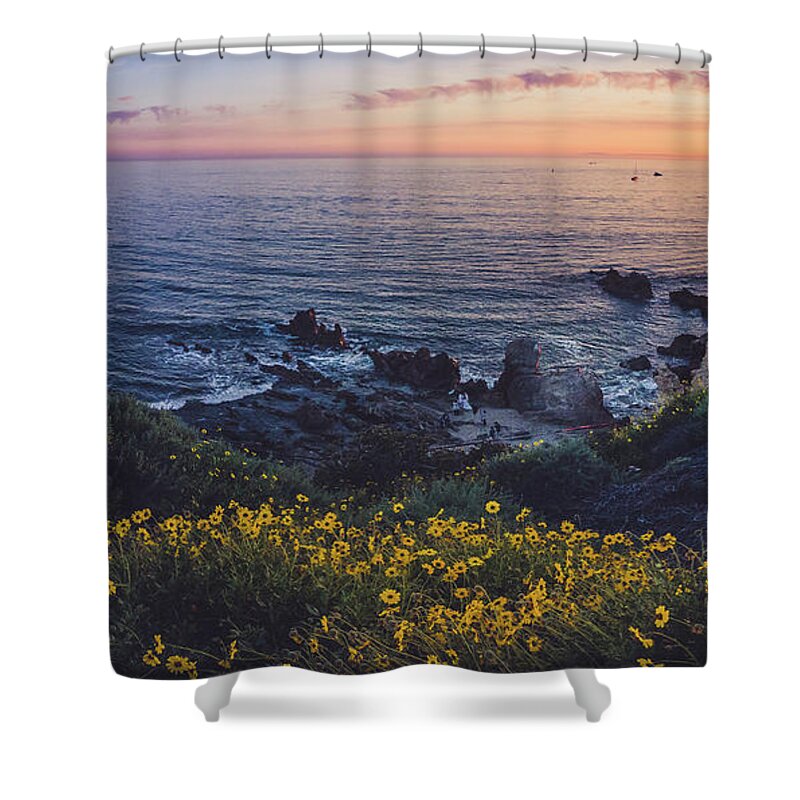 Bloom Shower Curtain featuring the photograph Corona Del Mar Super Bloom by Andy Konieczny