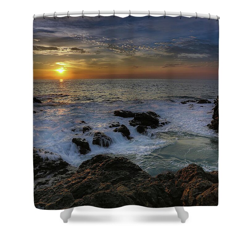 Costa Rica Shower Curtain featuring the photograph Costa Rica Sunrie by Dillon Kalkhurst