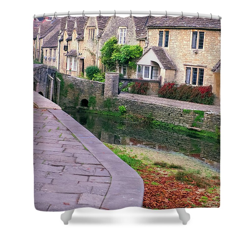 Cotswold Shower Curtain featuring the photograph Cotswolds by Milena Boeva