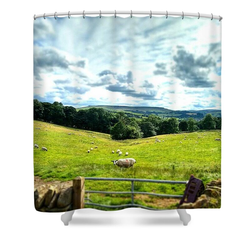  Shower Curtain featuring the photograph Countryside by Rachel Phillips