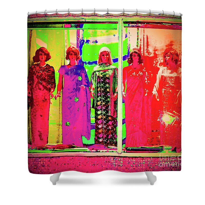 Dresses Shower Curtain featuring the photograph Crayon Box by Traci Cottingham