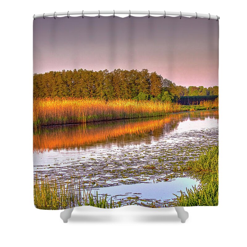 Creek Shower Curtain featuring the photograph Creek #g3 by Leif Sohlman