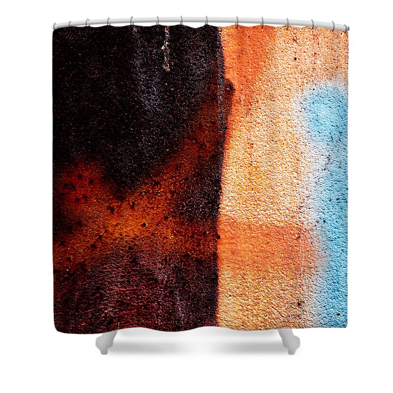 Abstract Shower Curtain featuring the photograph Cross Roads by Bob Orsillo