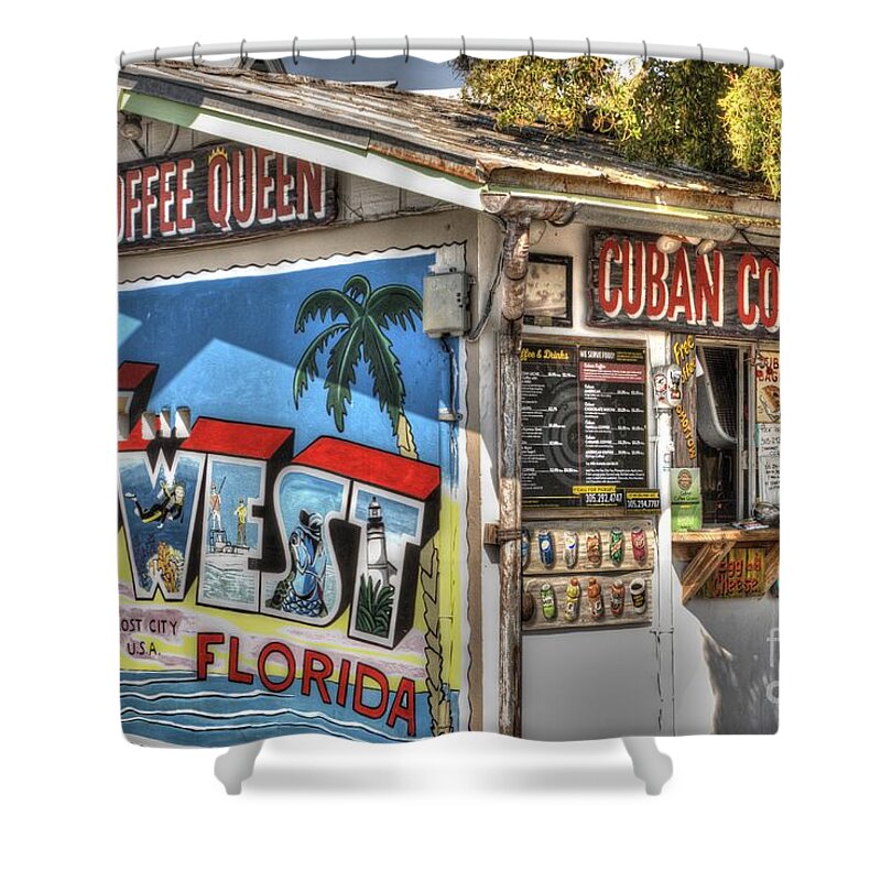 Architecture Shower Curtain featuring the photograph Cuban Coffee Queen by Juli Scalzi