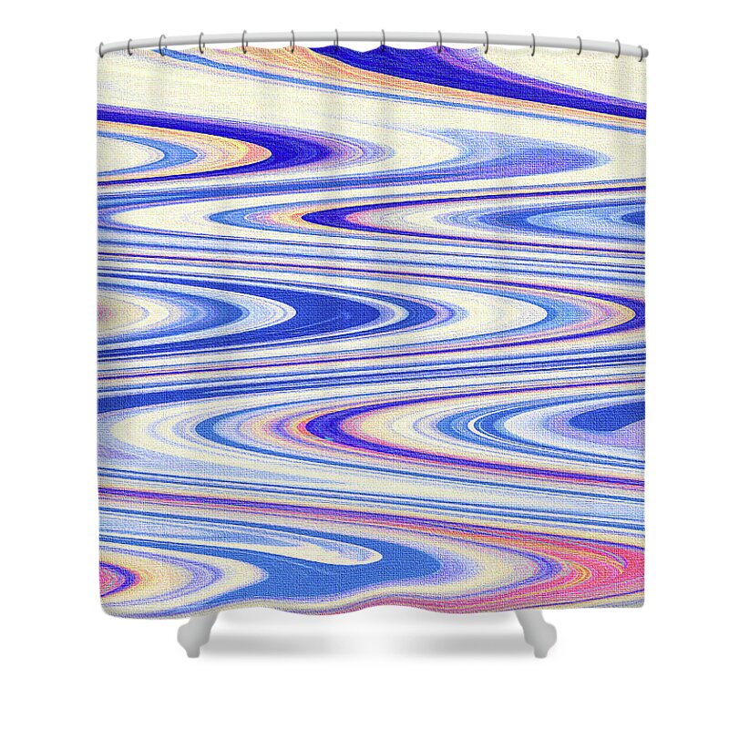 Cumulus Clouds And Blue Sky Abstract Shower Curtain featuring the photograph Cumulus Clouds And Blue Sky Abstract by Tom Janca