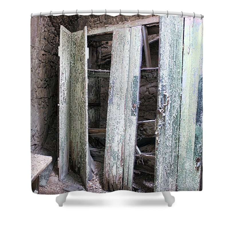 Eastern Shower Curtain featuring the photograph Cupboards by Hugh Smith
