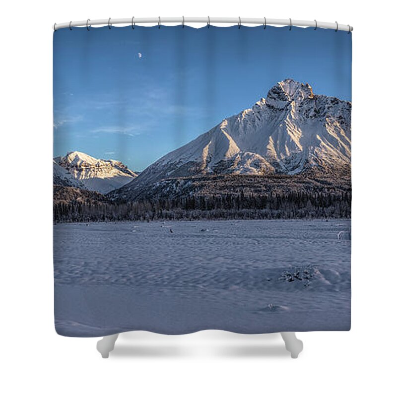 Alaska Shower Curtain featuring the photograph Dan Creek by Fred Denner
