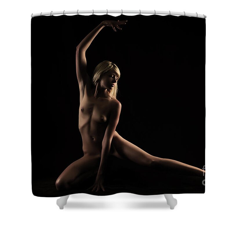 Artistic Photographs Shower Curtain featuring the photograph Dance in solitary by Robert WK Clark