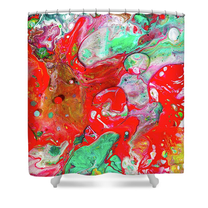 Dance Shower Curtain featuring the painting Dance Of Love - Colorful Happy Art Paintings by Modern Abstract