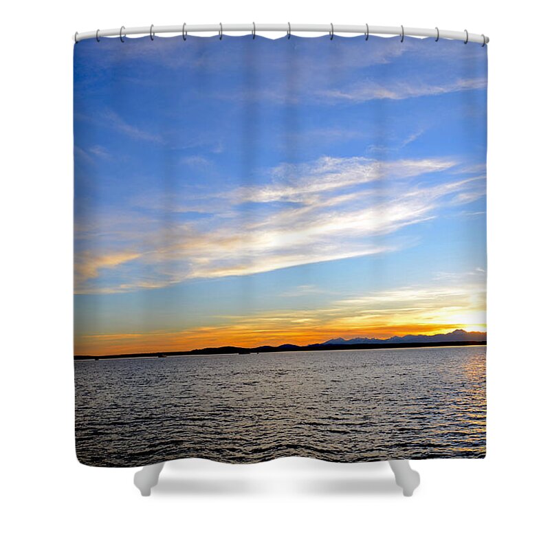 Landcsape Shower Curtain featuring the photograph Dancing Clouds by Aparna Tandon