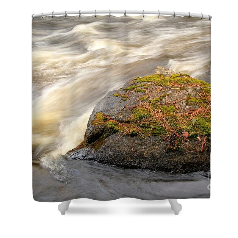Waterfalls Shower Curtain featuring the photograph Dave's Falls #7442 by Mark J Seefeldt