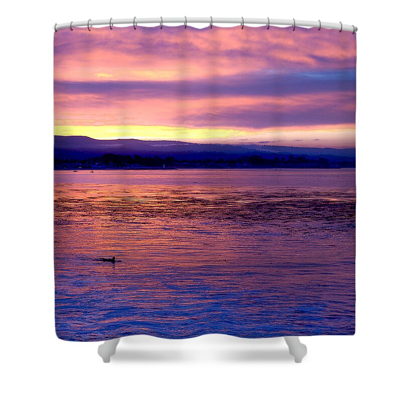 Sunrise Shower Curtain featuring the photograph Dawn Patrol by Lora Lee Chapman