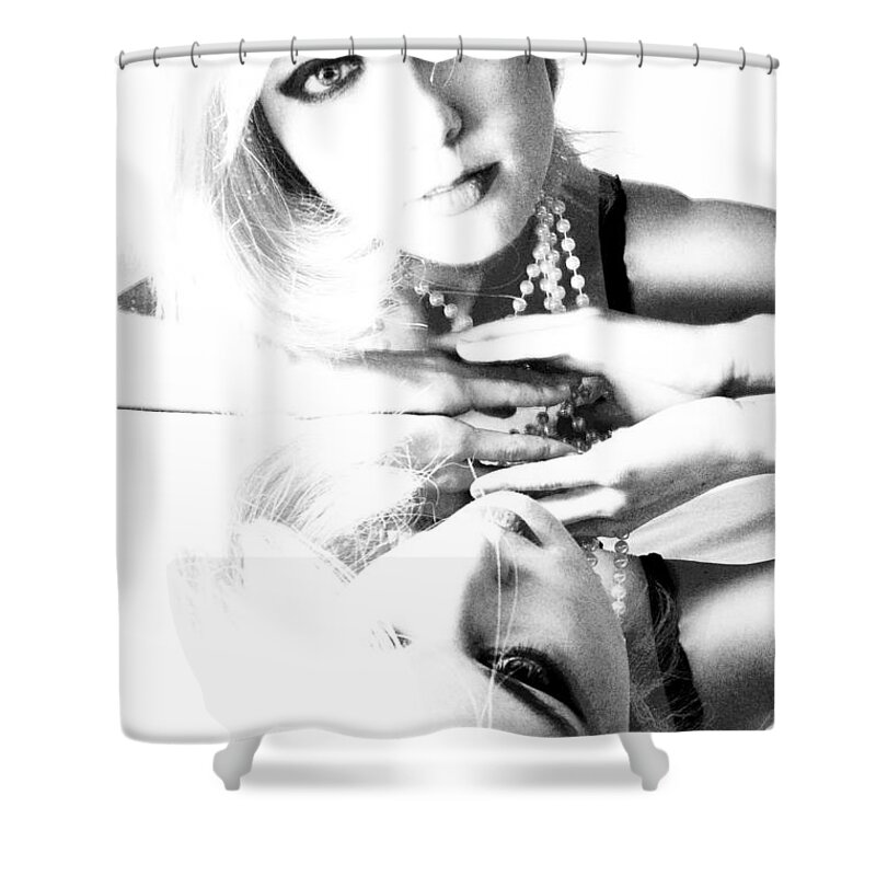 Artistic Shower Curtain featuring the photograph Daydreaming by Robert WK Clark
