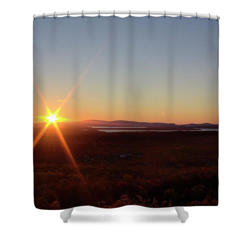 Water Shower Curtain featuring the photograph Days First Light IV HDR by Greg DeBeck