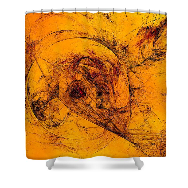 Art Shower Curtain featuring the digital art Deadly Cultures by Jeff Iverson