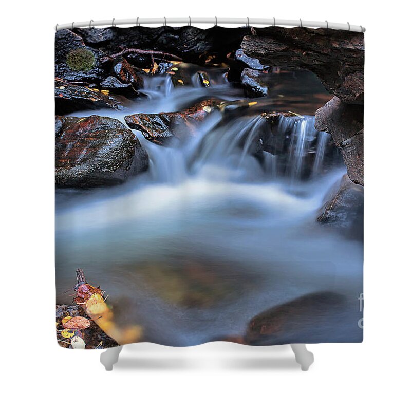 Stream Photograph Shower Curtain featuring the photograph Decompression by Jim Garrison