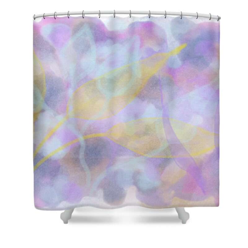 Delicate Shower Curtain featuring the digital art Delicacy by Cristina Stefan