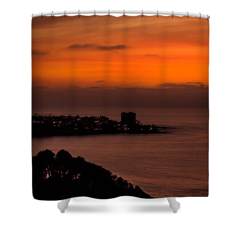 Landscape Shower Curtain featuring the photograph Delmar Cove San Diego California by Bruce Pritchett