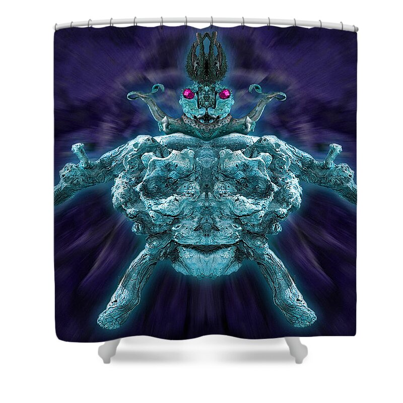 Driftwood Shower Curtain featuring the photograph Demonwood 2 by WB Johnston