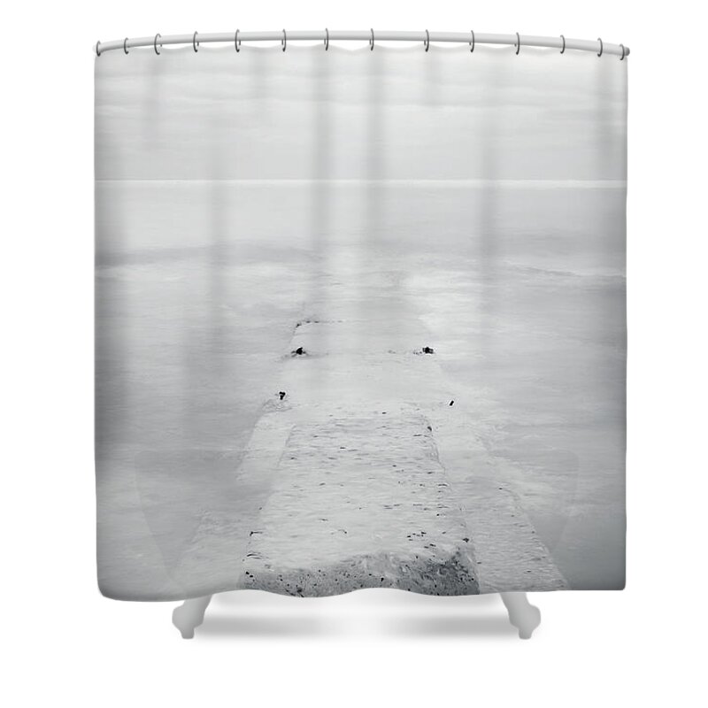 Horizon Shower Curtain featuring the photograph Destitute of Hope by Scott Norris