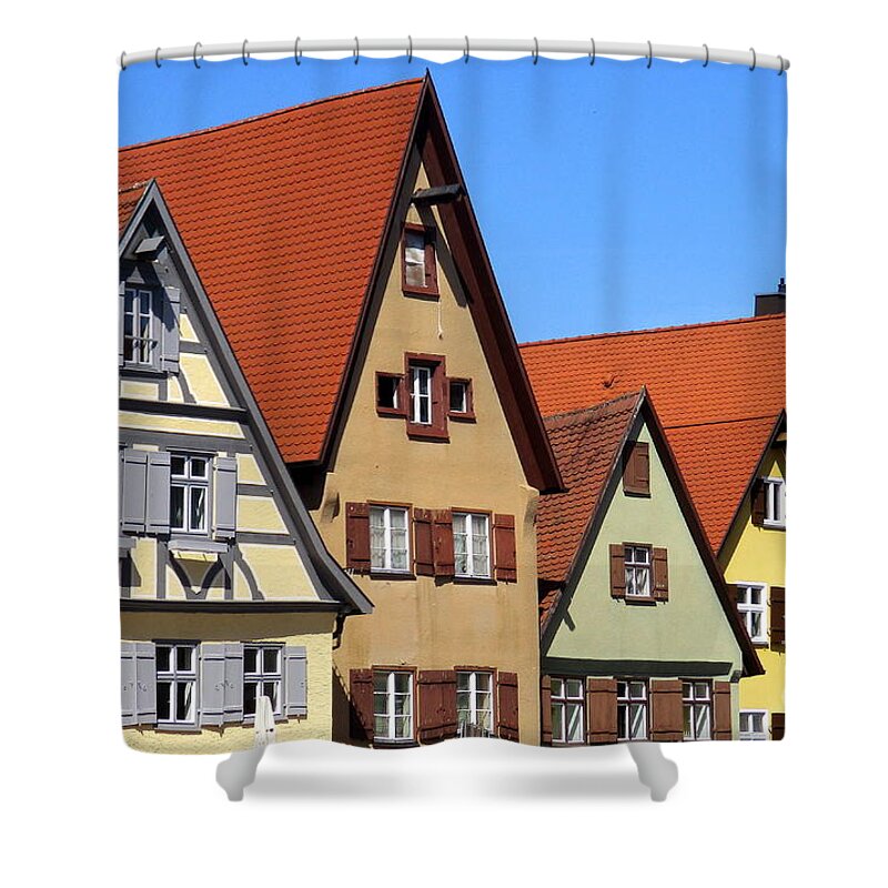 Dinkelsbuhl Shower Curtain featuring the photograph Dinkelsbuhl 14 by Randall Weidner