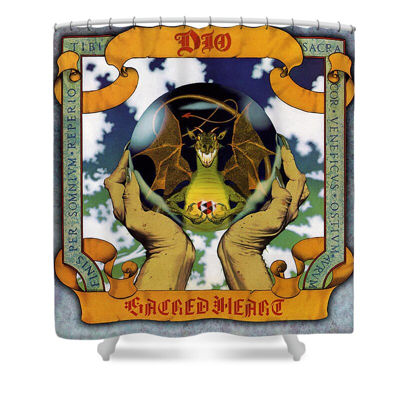 Dio Shower Curtain featuring the digital art Dio by Maye Loeser
