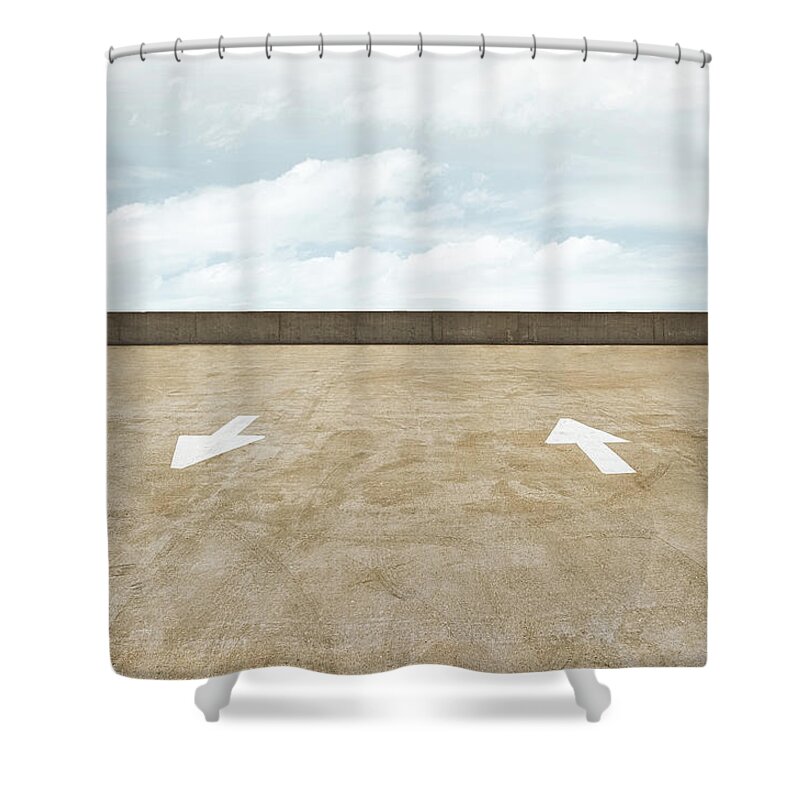 Architecture Shower Curtain featuring the photograph Direction by Scott Norris