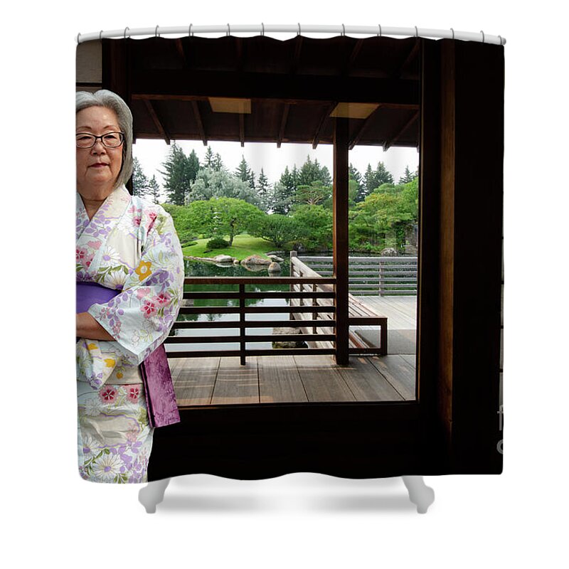 Japanese Garden Shower Curtain featuring the photograph Diversity Is Our Strength by Bob Christopher