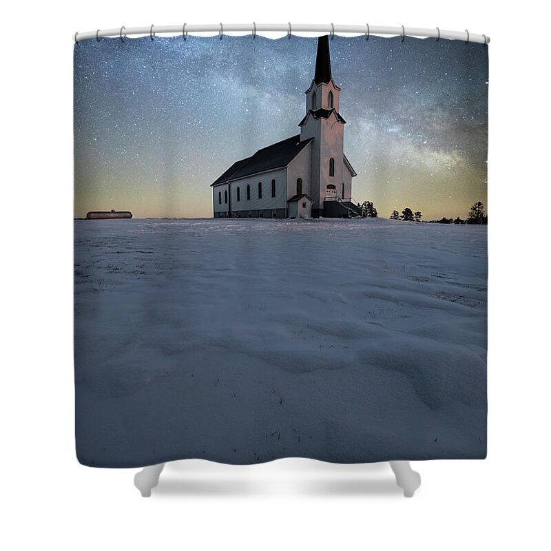 Sky Shower Curtain featuring the photograph Divine by Aaron J Groen