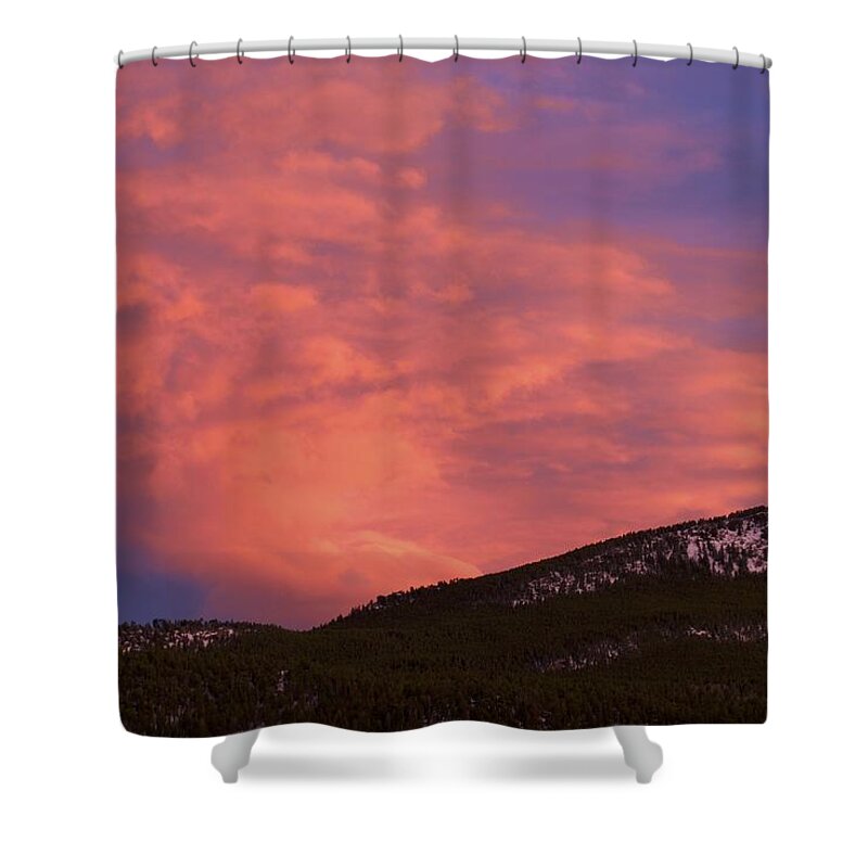 Colorado Shower Curtain featuring the photograph Divine Dusk by Kristin Davidson