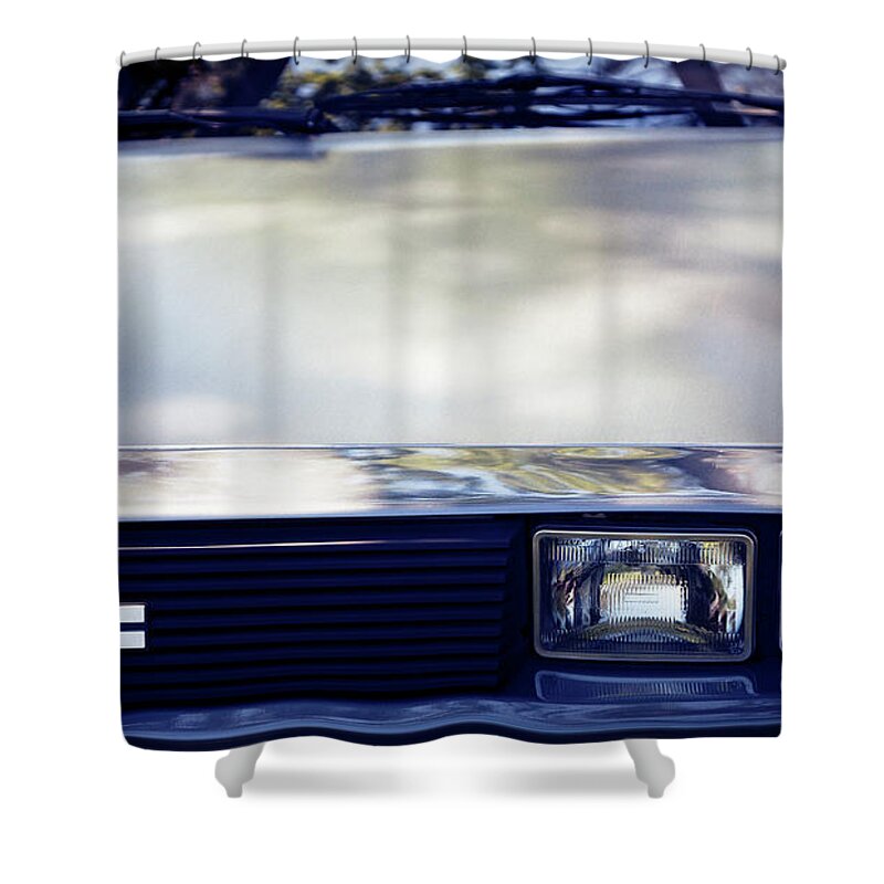 Delorean Shower Curtain featuring the photograph DMC by RicharD Murphy