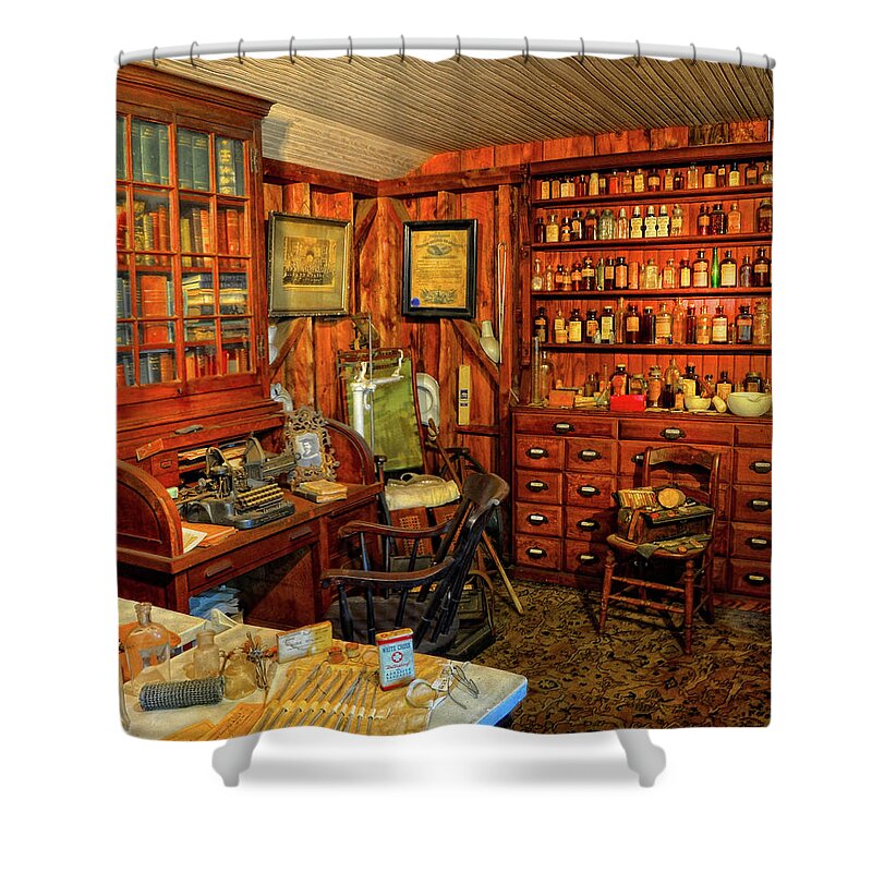 Doctors Office Shower Curtain featuring the photograph Doctors Office by Dave Mills