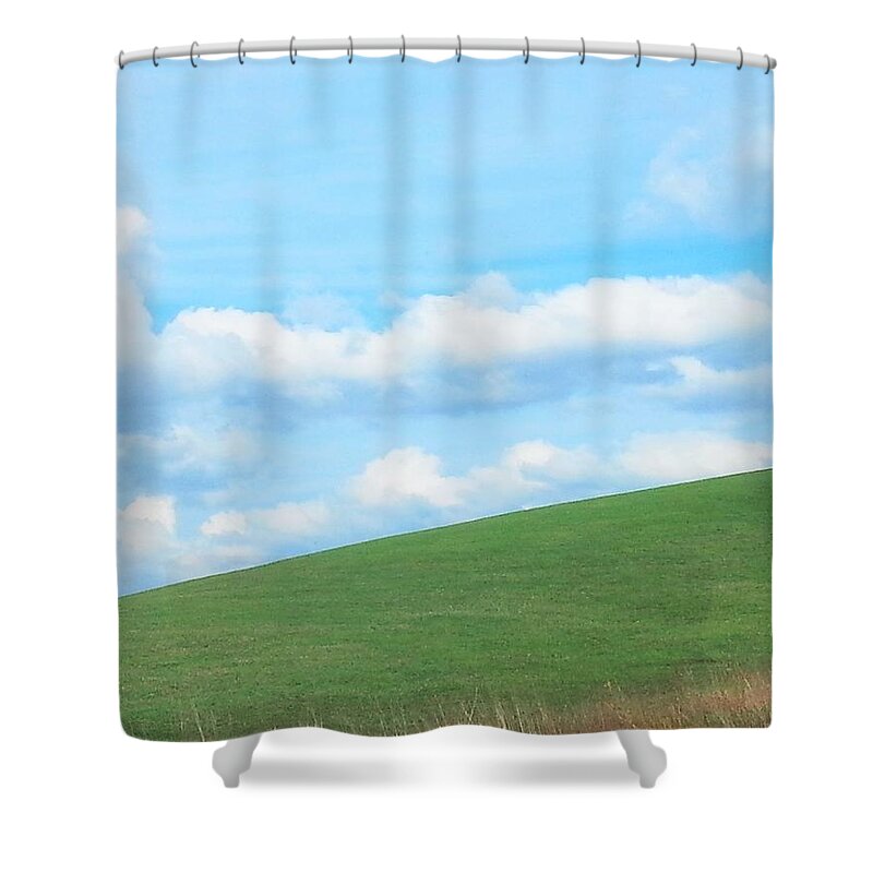  Field Shower Curtain featuring the photograph Doesn't Look Real by Shelly Dixon