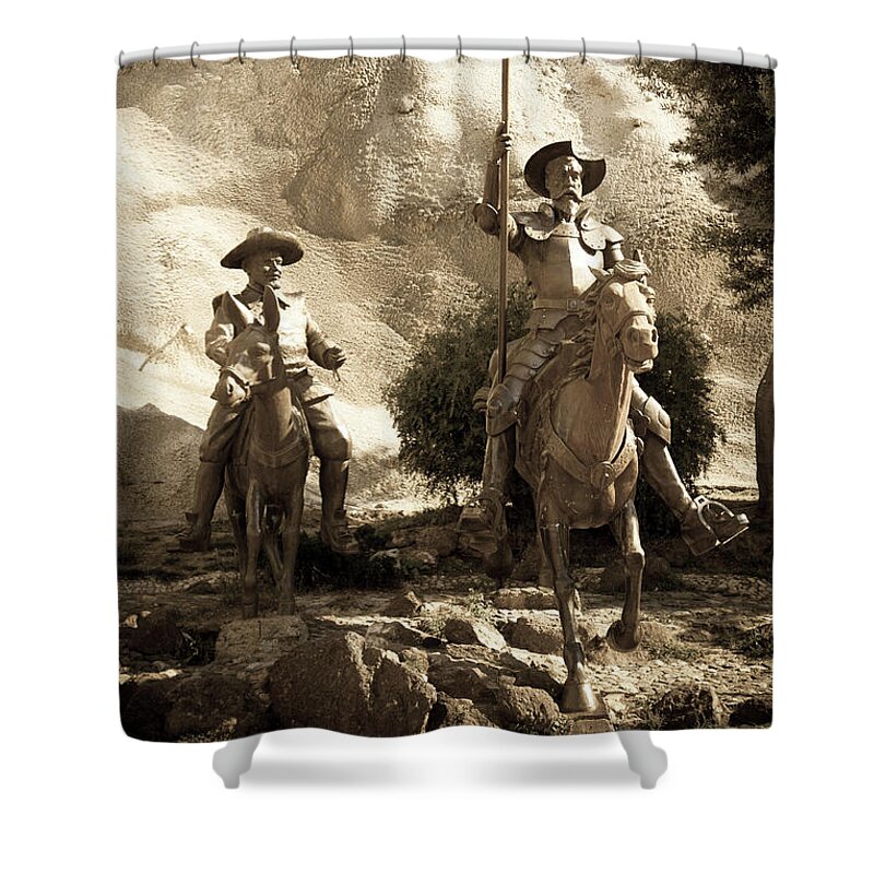 Don Quixote Shower Curtain featuring the photograph Don Quixote of La Mancha by Tatiana Travelways