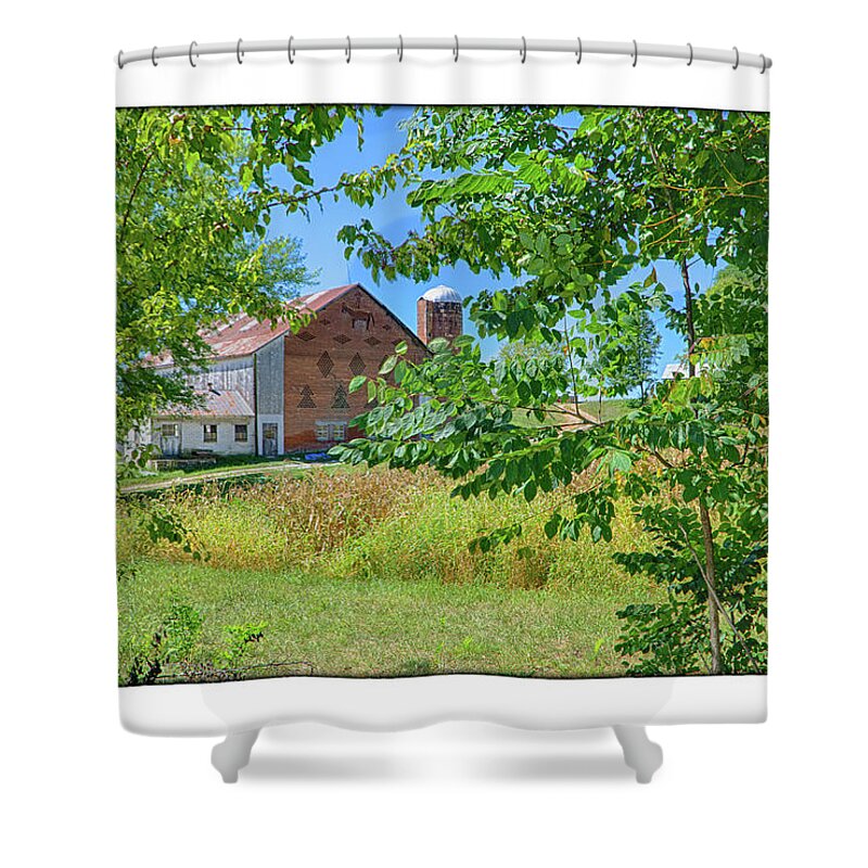 Barn Shower Curtain featuring the photograph Donkey Barn by R Thomas Berner