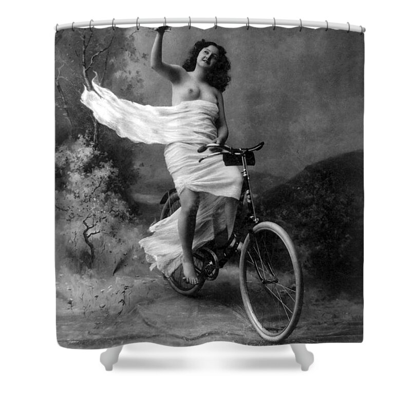 Erotica Shower Curtain featuring the photograph Dont Drink And Drive Nude Model 1897 by Science Source